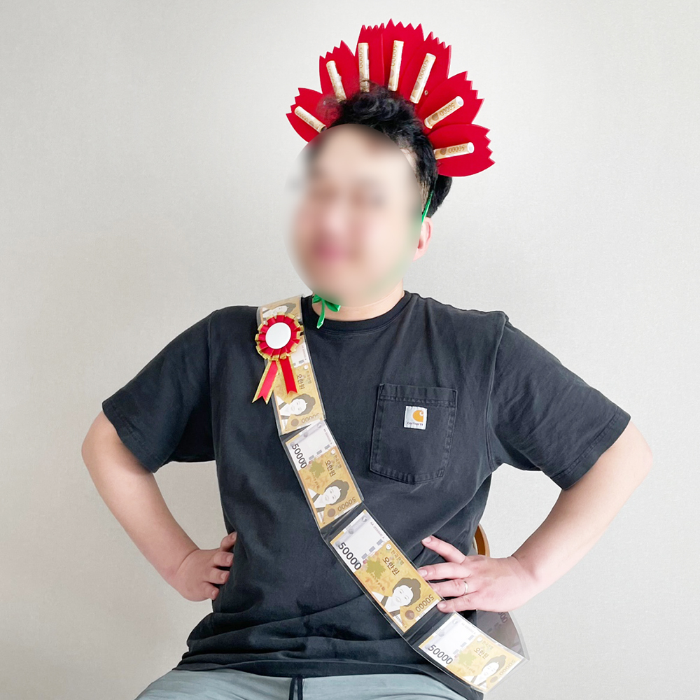 어버이날 스승의날 카네이션 리본 아기 머리띠 만들기 키트 인간 화환 용돈 부모님 이벤트 - 상세 이미지 5