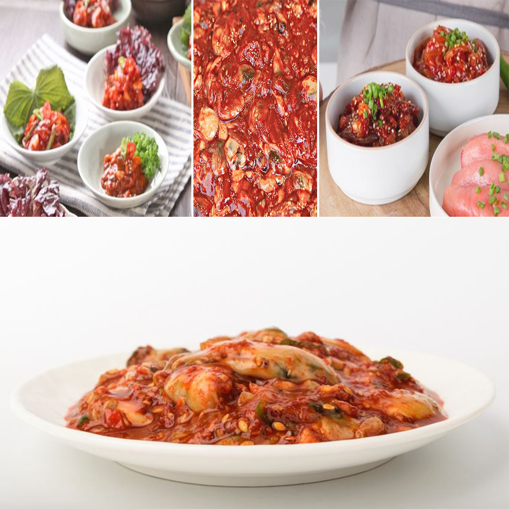 시원한 감칠맛 굴젓 1kg 바다의우유 국내산 젓갈 - 상품 이미지