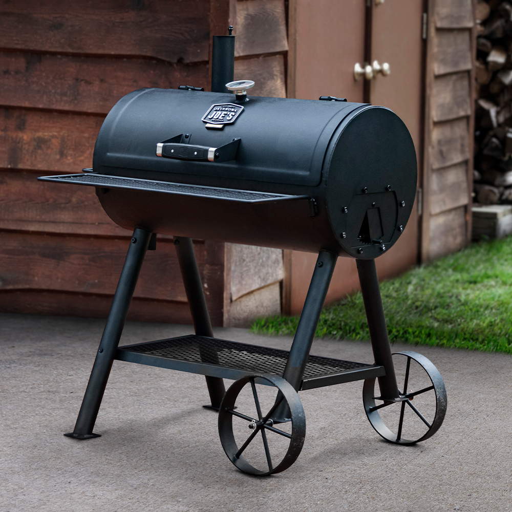 오클라호마조 배럴 대형 훈제 바베큐그릴 숯불 직화 업소용