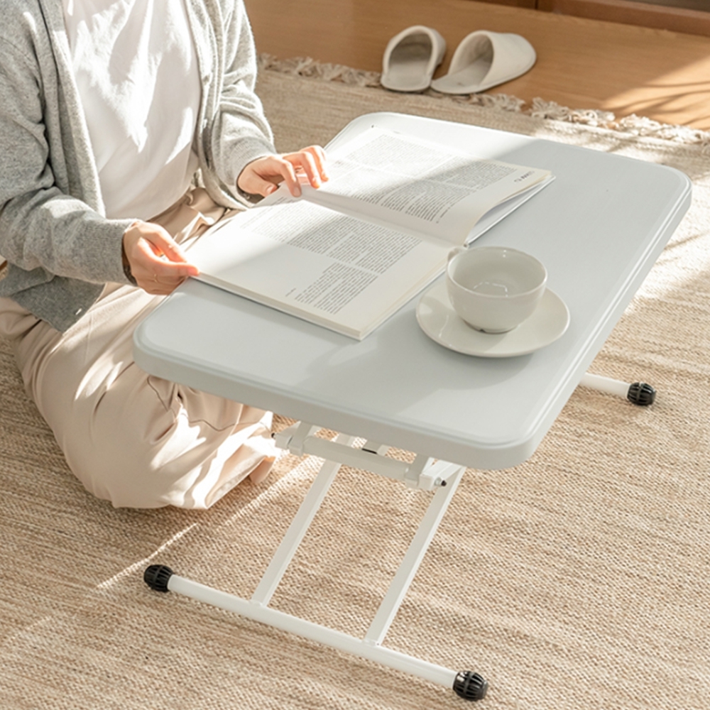 높이조절 쇼파책상 거실 침대 노트북 독서 간이테이블 사이드선반