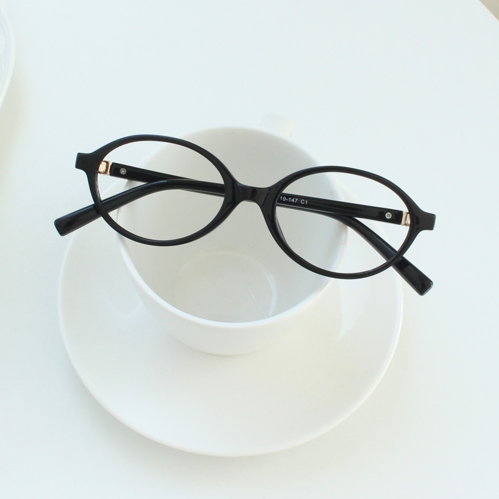 긱시크안경 블루라이트차단 오벌형 얇은 뿔테안경 호피 노안 가벼운 여자안경테 빛번짐