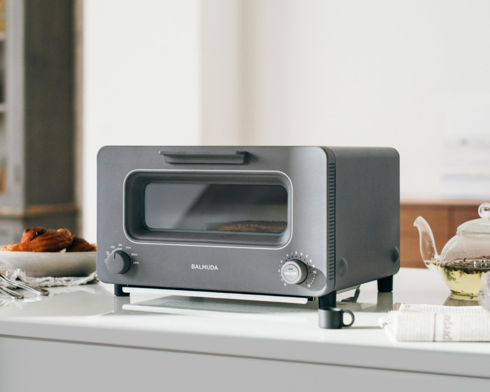 발뮤다 BALMUDA 스팀 토스터기 오븐 K05A 블랙 그레이