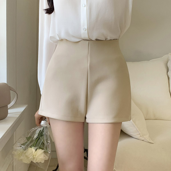 (링클프리O말랑쫀득만능코디템♥) 다이스 하이웨스트 쫀쫀 세미 A라인 하프 팬츠 ps4809