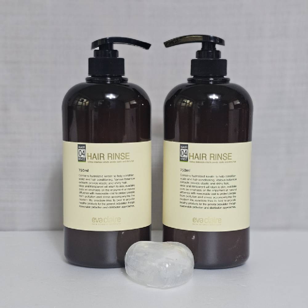 에바끌레르 식물성오일 내추럴 바이오 미네랄 헤어린스 750ml 이미지 7