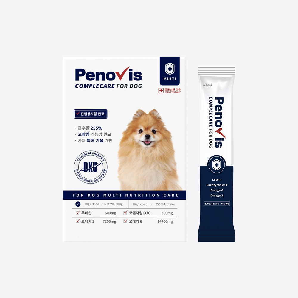 강아지 눈 영양제 페노비스 오메가3 눈물 피부 기침 종합 액상 보조제 종합 30포