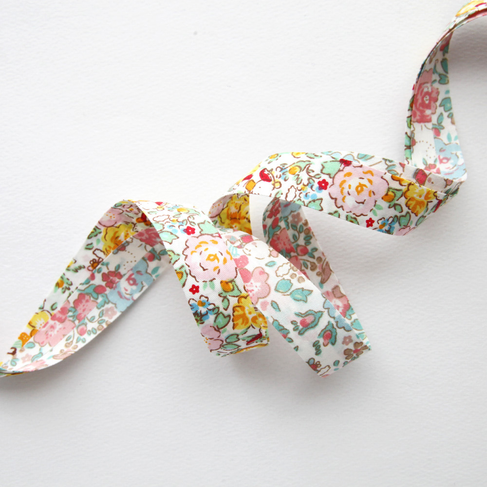 래빗 플라워 원단 리본 공예 부자재 폭1cm,2cm,3cm - 상세 이미지 5
