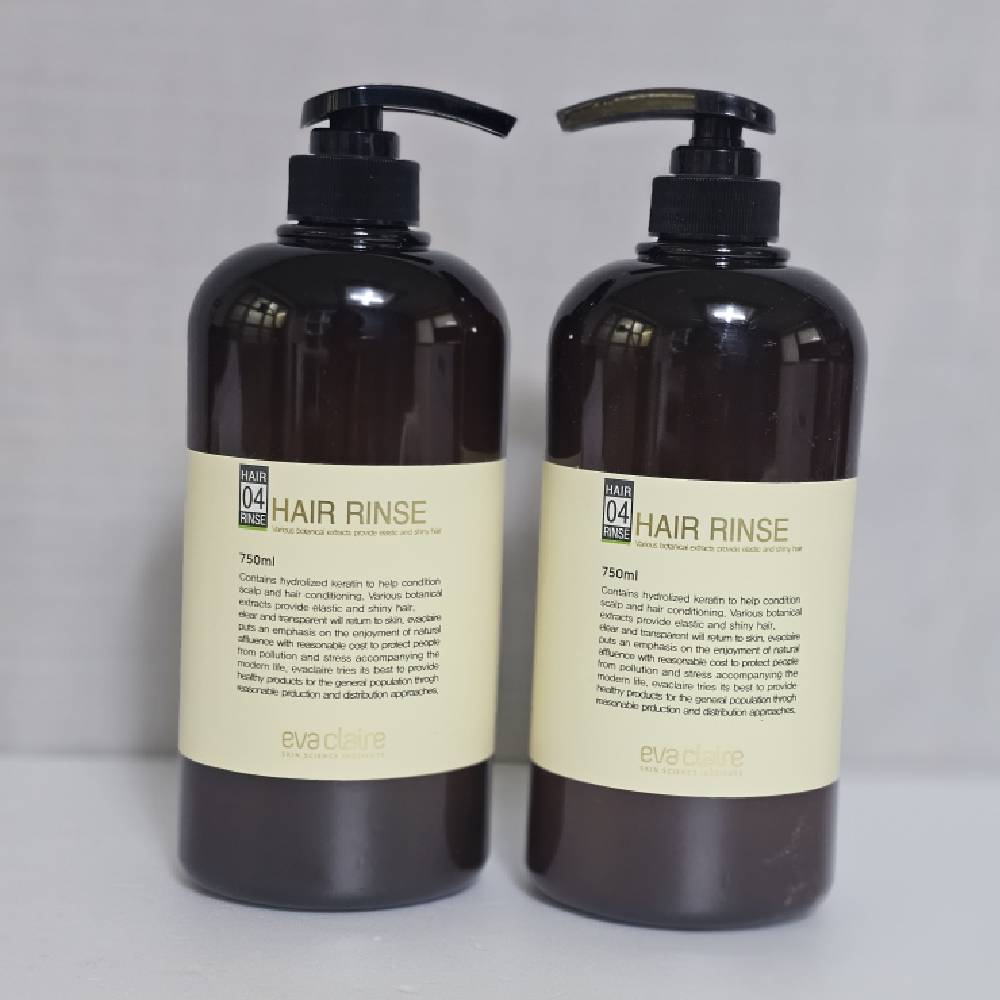 에바끌레르 식물성오일 내추럴 바이오 미네랄 헤어린스 750ml 이미지 8