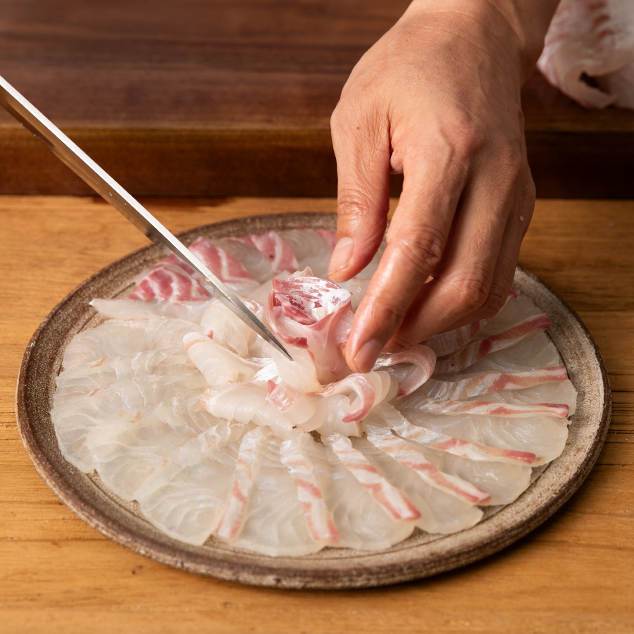 칼명인 조상진 해전도 팔각 사시미칼 210mm + 자석 나무 칼집 세트 레이져 각인 무료 이미지 8