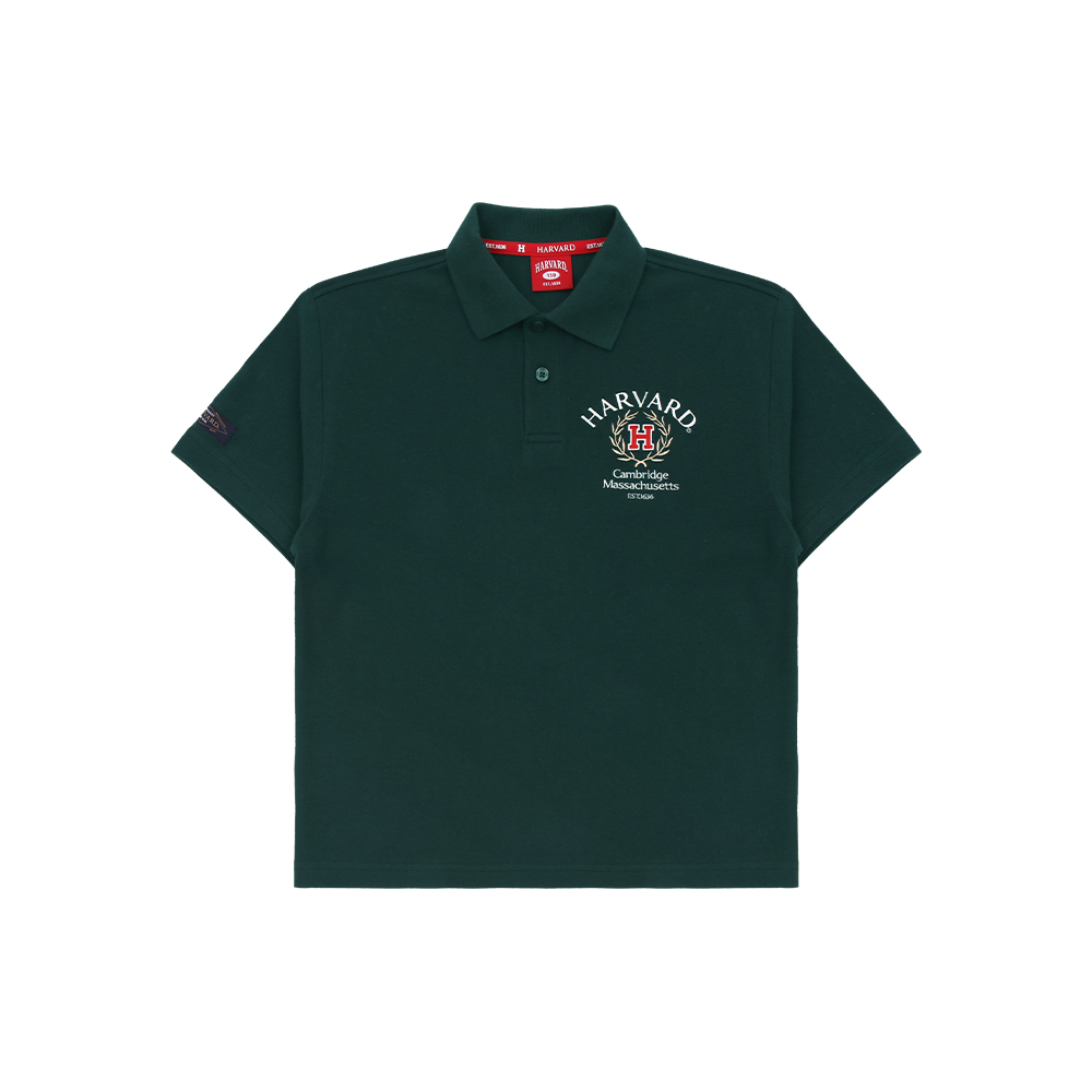 하버드키즈 헤리티지 빅로고 피케 반팔 티셔츠 HJCTPSD24045 - 상세 이미지 3