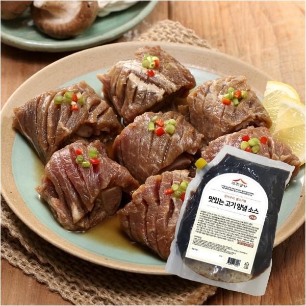 고추명가 맛있는 고기양념 소스 2kg 돼지갈비 소불고기 만능 갈비찜 식당업소용 : maxent