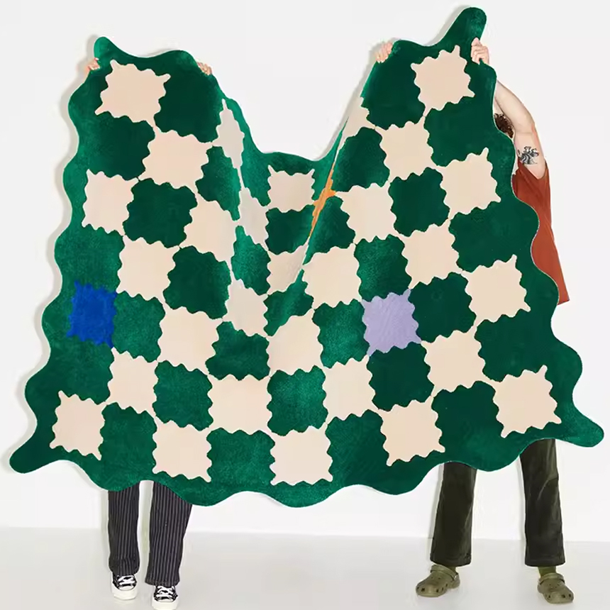 웨이브 컬러 라운지 러그 거실 카페트 B 160x230cm - 상세 이미지 4