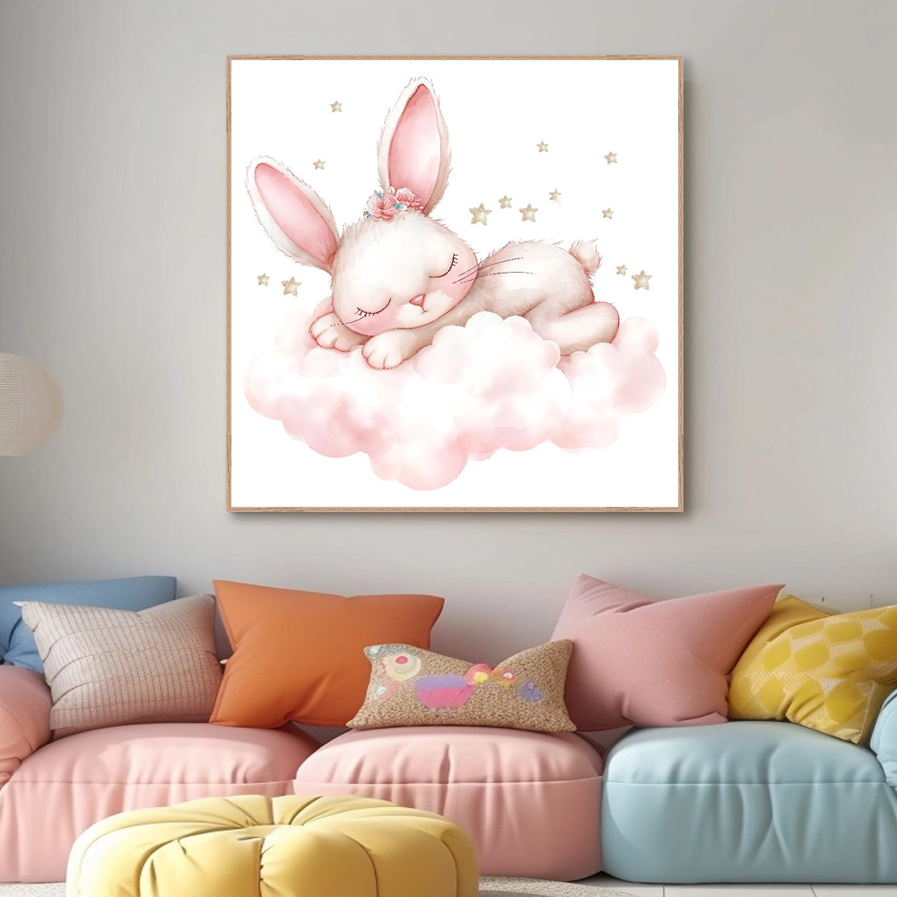 구름위의꿈 80cm x 80cm무광오크 알루미늄액자 - 상세 이미지 3