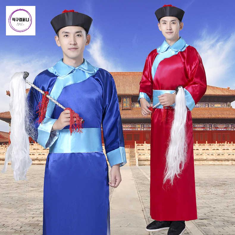 의상 강시 코스튬 무대 옷 성인 할로윈 코스프레 - 상세 이미지 4