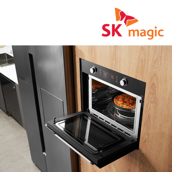 설치지원 빌트인 복합 전기 오븐 레인지 44리터 에어프라이어 EONB450M 블랙