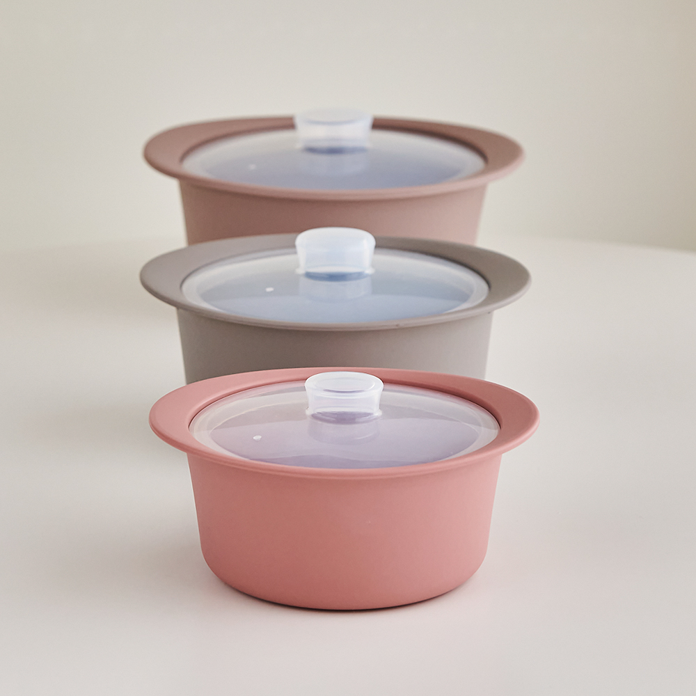 퍼기 대용량 이유식찜기 전자레인지 실리콘 용기 상세 이미지 5