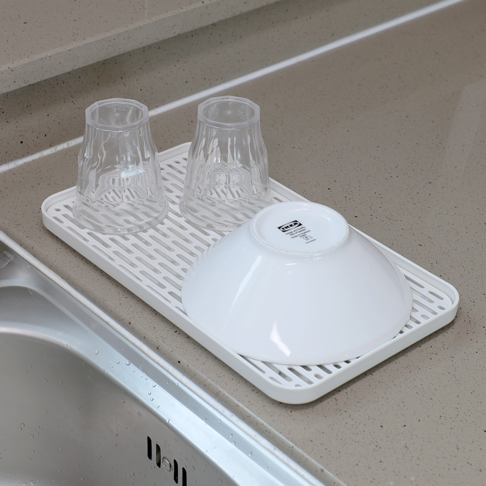 물빠짐 트레이 낮은형 중 주방 싱크대 컵 그릇 미니 식기 건조대 드라잉매트