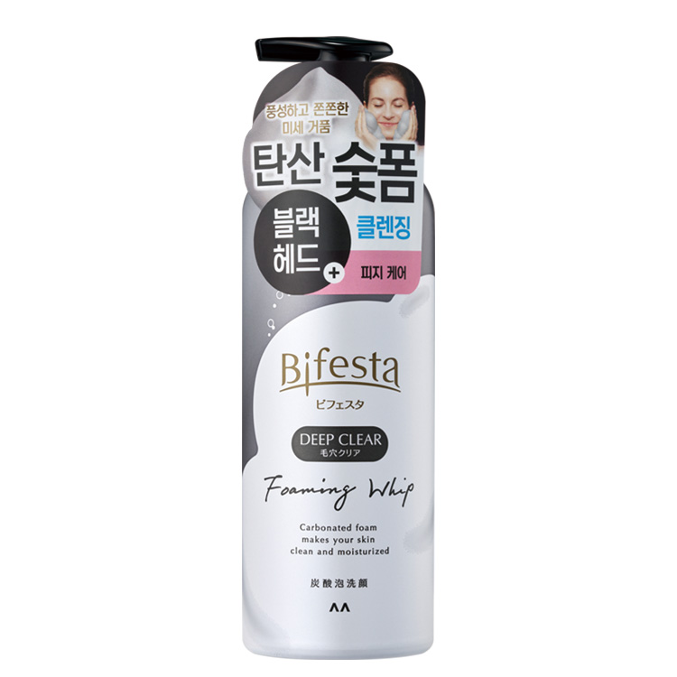 [1+1] 비페스타 숯폼클렌징 쫀쫀탄산거품 무스폼 모공케어 저자극 딥클리어 180g - 상세 이미지 4