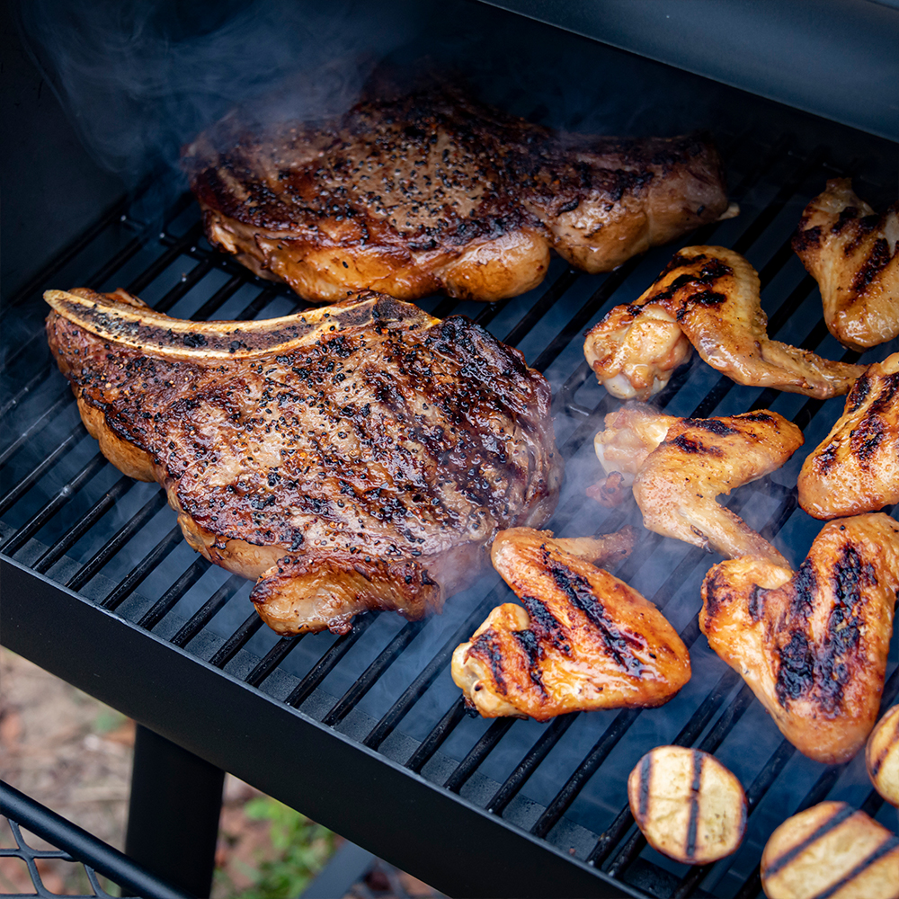 오클라호마조 배럴 대형 훈제 바베큐그릴 숯불 직화 업소용