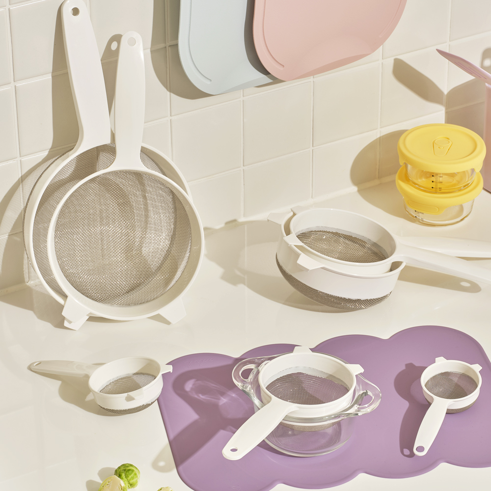도블레 항균 이유식채반 거름망 채반 체 세트 제품 이미지