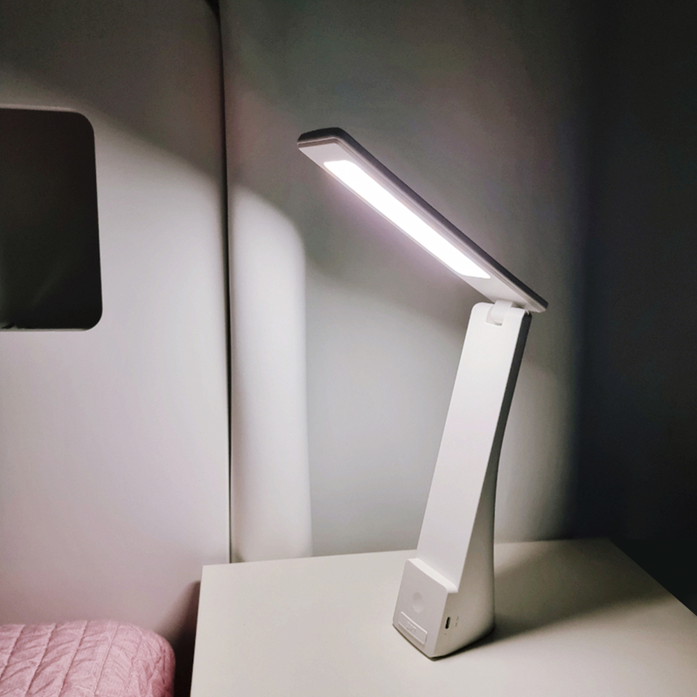 LED 책상스탠드 무선스탠드 독서등 충전식 휴대용 접이식 USB - 상세 이미지 4