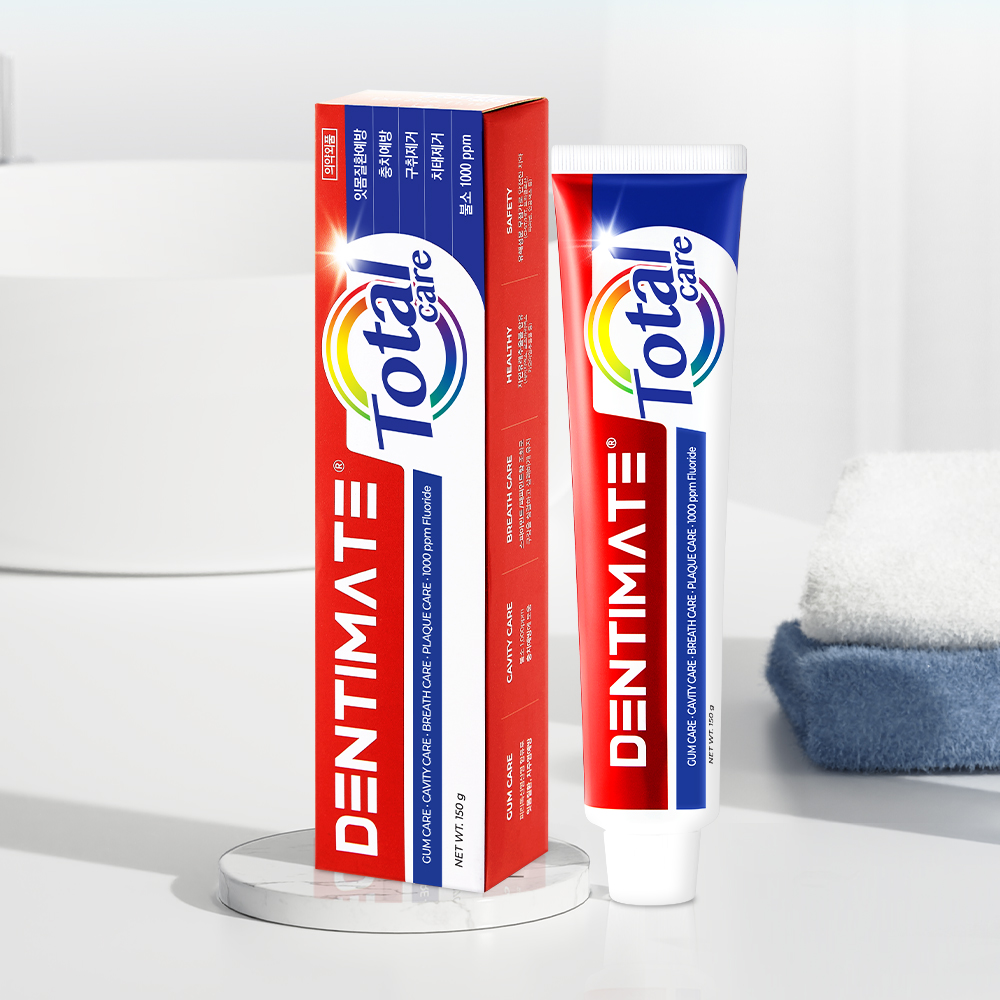 크리오 덴티메이트 올인원 뉴 토탈케어 치약 150g 6개 2세트