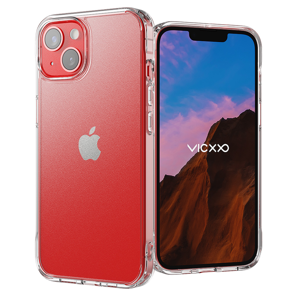 빅쏘 하드 범퍼 클리어 케이스 매트 투명, 아이폰13 미니