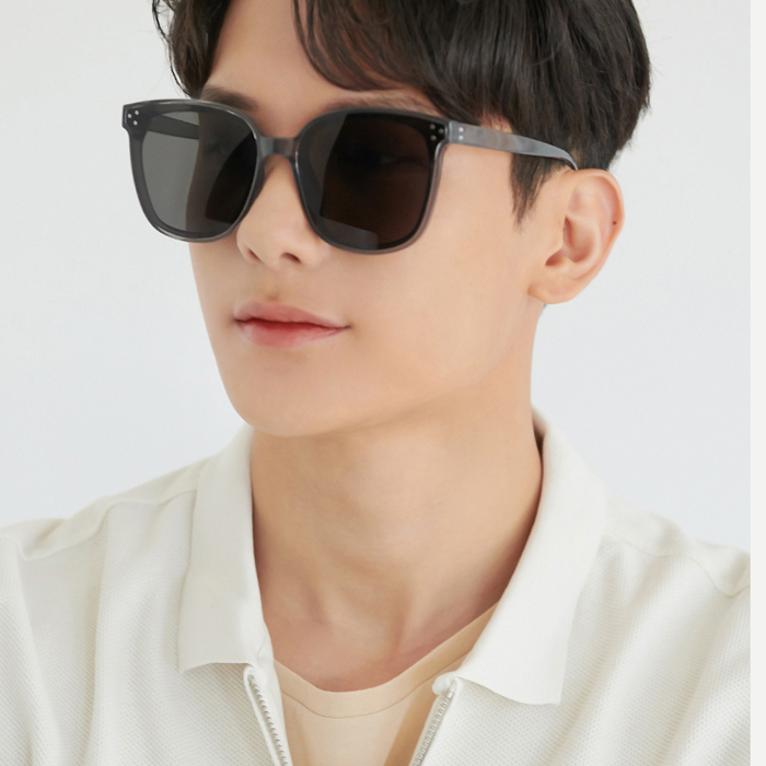 UV 자외선차단 남자 빅 오버 사이즈 대두 블랙 선글라스