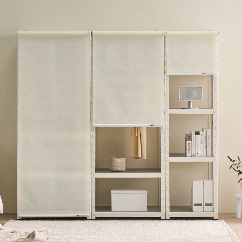 다요시스 철제선반 조립식앵글 베란다 펜트리 무볼트앵글 렉 진열대40030015004단