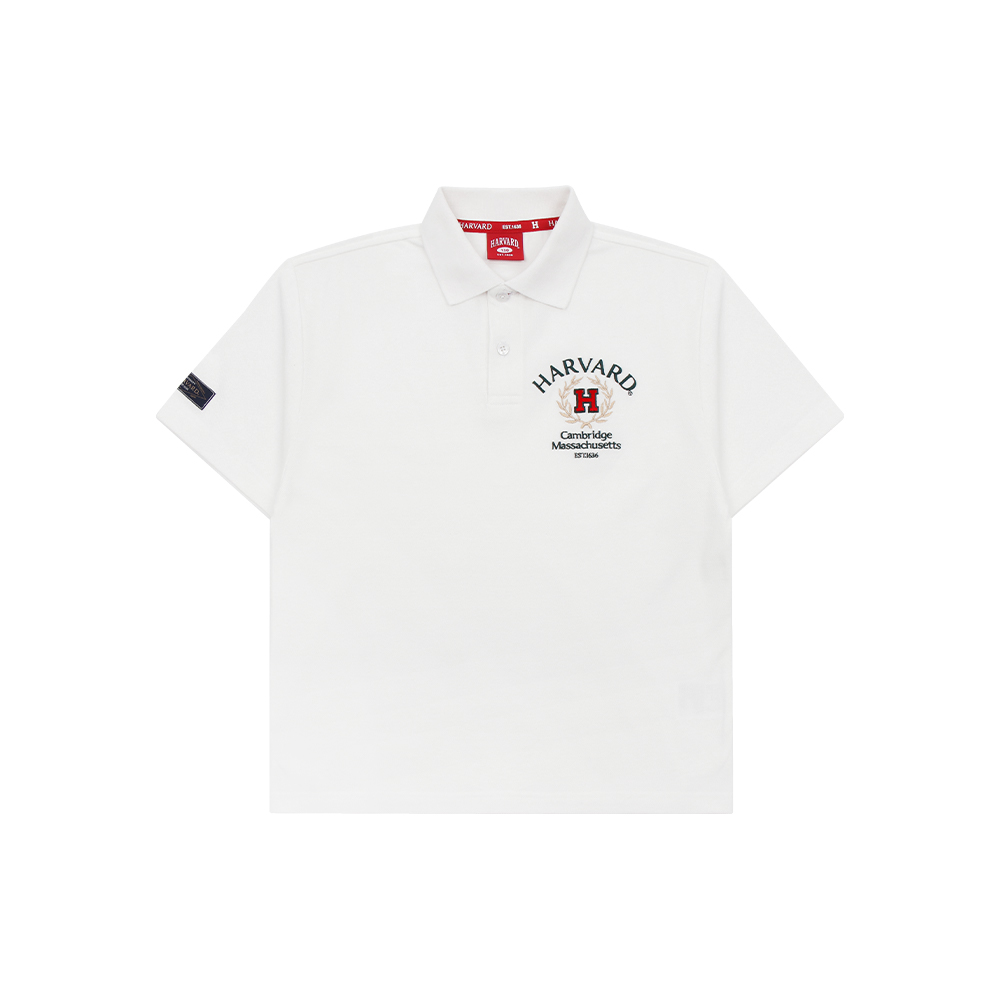 하버드키즈 헤리티지 빅로고 피케 반팔 티셔츠 HJCTPSD24045 - 상세 이미지 4