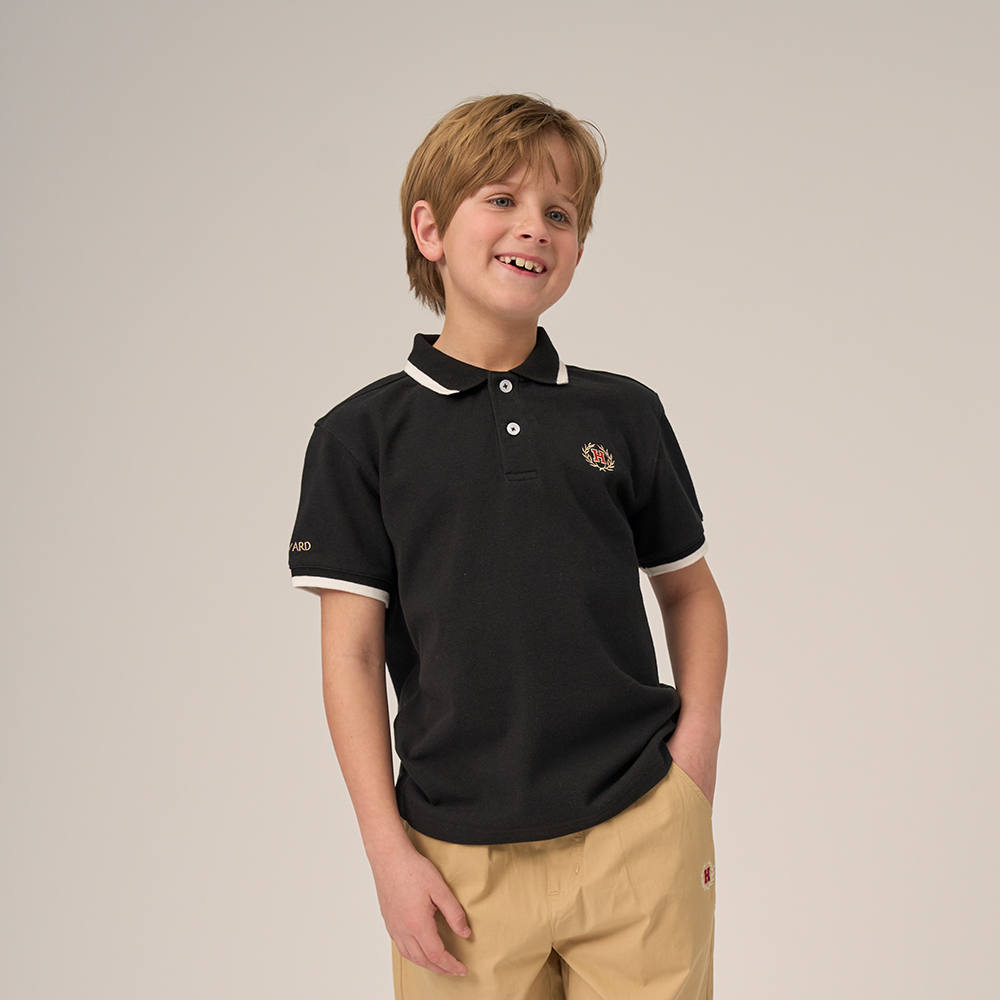 하버드키즈 헤리티지 피케 반팔 티셔츠 HJCCPSD24031 - 상세 이미지 2