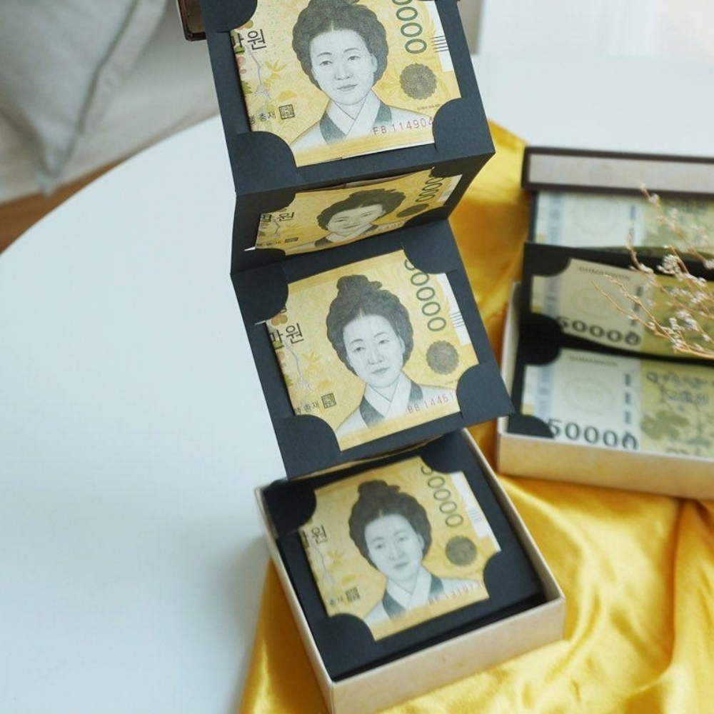 돈병풍 칠순 돈봉투 생일 용돈 반전 케이스 - 상세 이미지 4