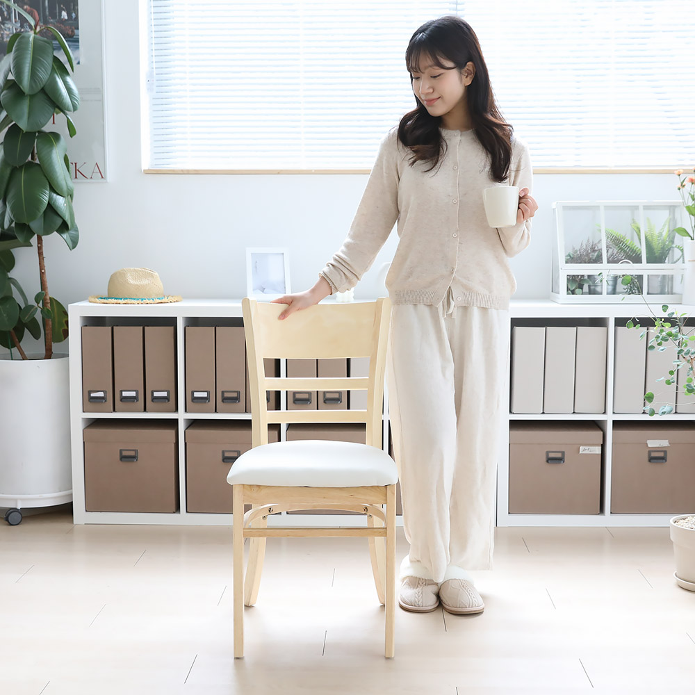 린백토리 나무 원목 편한 인테리어 식탁의자 LTG201K