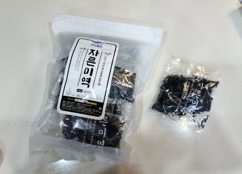 4남매털보아빠 완도 건미역 500g 쫄쫄이450g 자른미역 컷트 꼬마 이미지 3