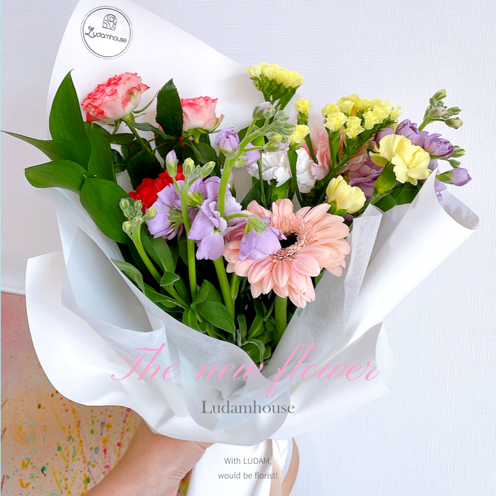 루담 꽃다발 꽃 생화 선물 양재꽃시장 기념일 꽃집 꽃배달 생화택배 꽃배달싼곳 - 상세 이미지 2