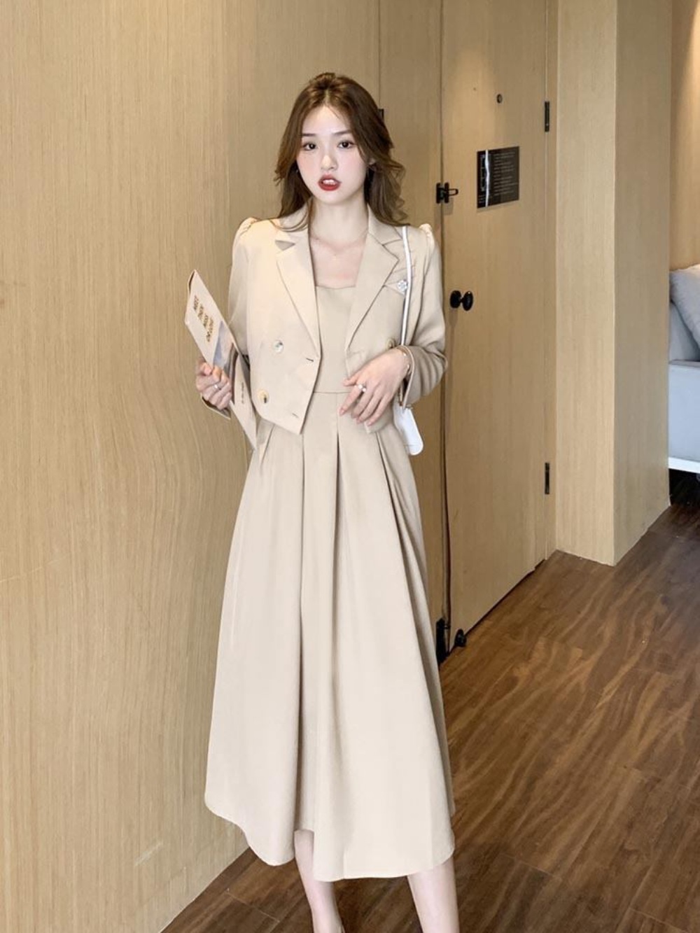 마이데몬 도도희 김유정 원피스 가을 모던한 데일리 옷 패션 의상 수지맞은 우리 함은정 - 상세 이미지 4