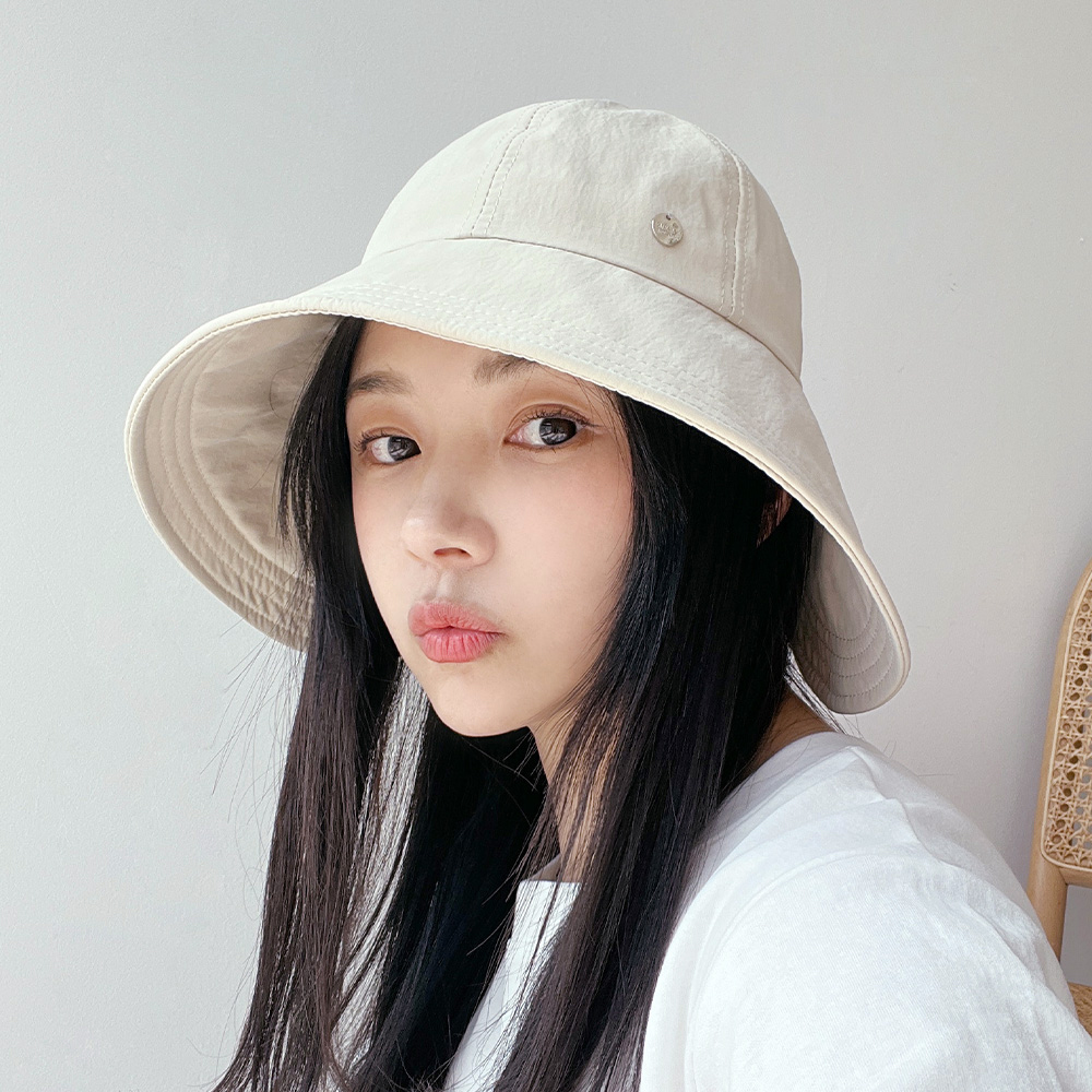 와이드챙 여성 여름 골프 햇빛차단 버킷햇 벙거지 - 상세 이미지 3