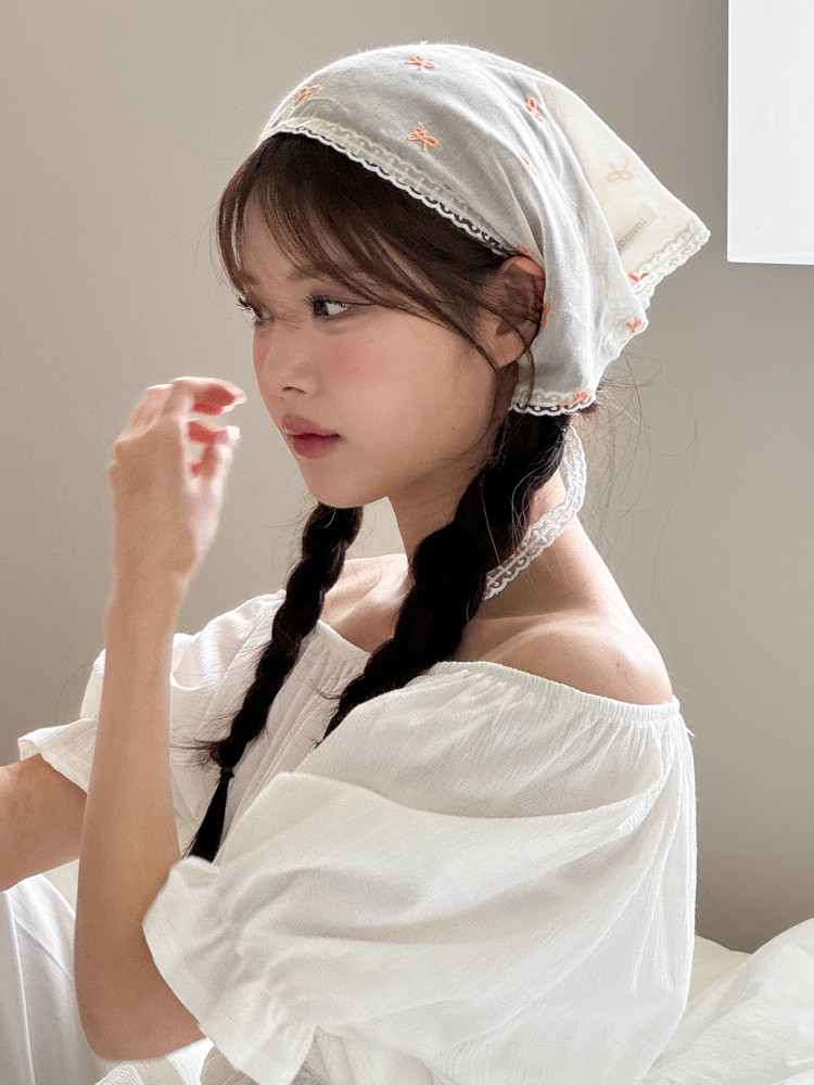 [❤당일출고❤14종] 코티지코어 여름 헤어 두건 반다나 삼각 스카프 모음 *2개이상 구매시 할인 상세 이미지 170