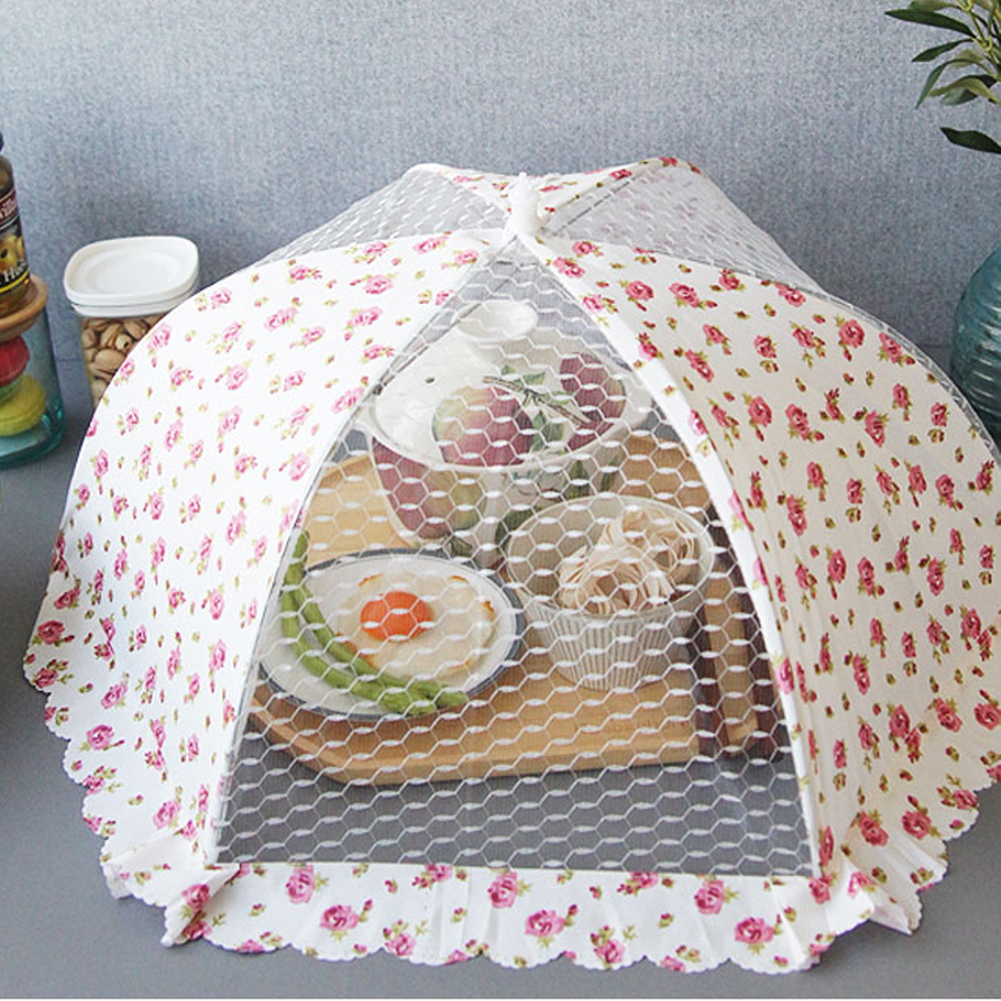 레이스 상보 음식덮개 소반 밥상망 1인 밥상덮개 상포 식탁망 푸드커버