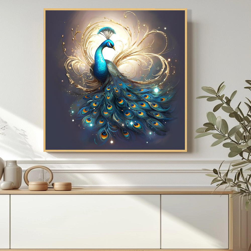 꽃과공작 80cm x 800cm 무광화이트 알루미늄액자 - 상세 이미지 5