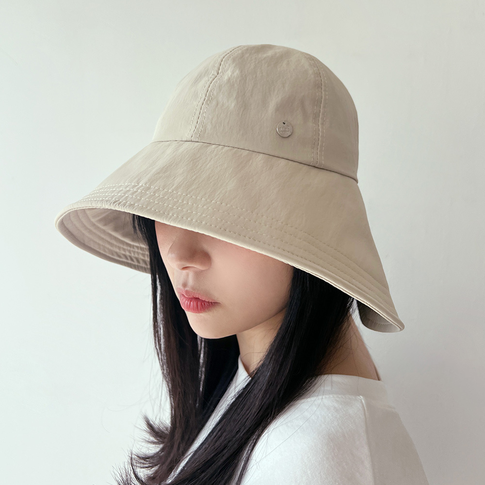 와이드챙 여성 여름 골프 햇빛차단 버킷햇 벙거지 - 상세 이미지 5