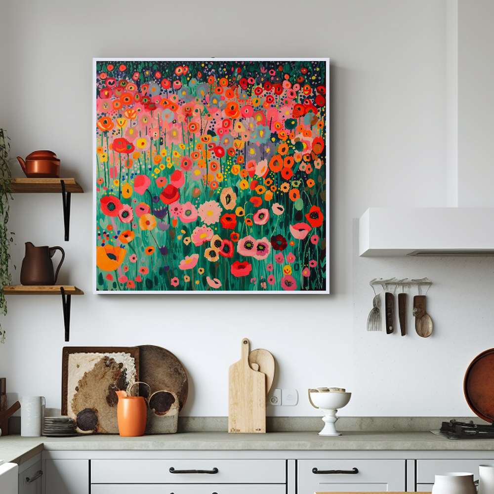 단아한희망 80cn x 80cm 무광오크 알루미늄액자 - 상세 이미지 5