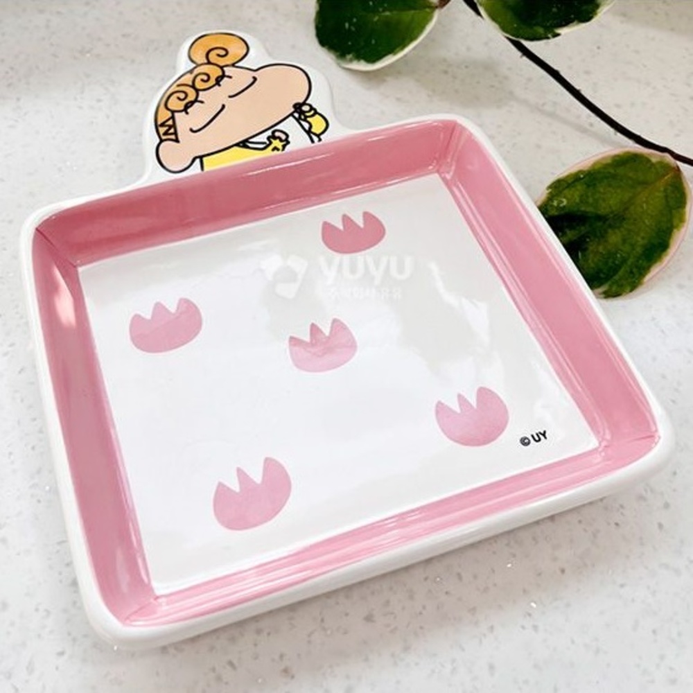 귀여운 짱아 이불 모양 간식 접시 예쁜 작은 미니 도자기 앞접시 - 상세 이미지 2