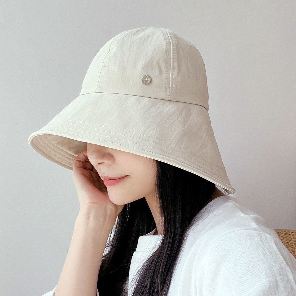 와이드챙 여성 여름 골프 햇빛차단 버킷햇 벙거지 - 상세 이미지 2