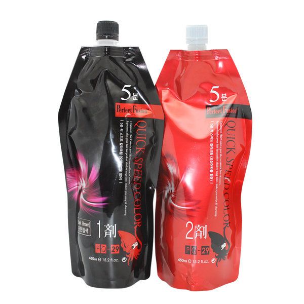 본 퍼펙트퓨전 5분퀵 스피드 오징어먹물 염색약 450ml : 전국미용재료 쇼핑몰