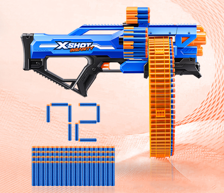 엑스샷 X-SHOT 인새니티 전동 레이지 파이어 블래스터 볼트 다트총 장난감총 36609 - 상세 이미지 4