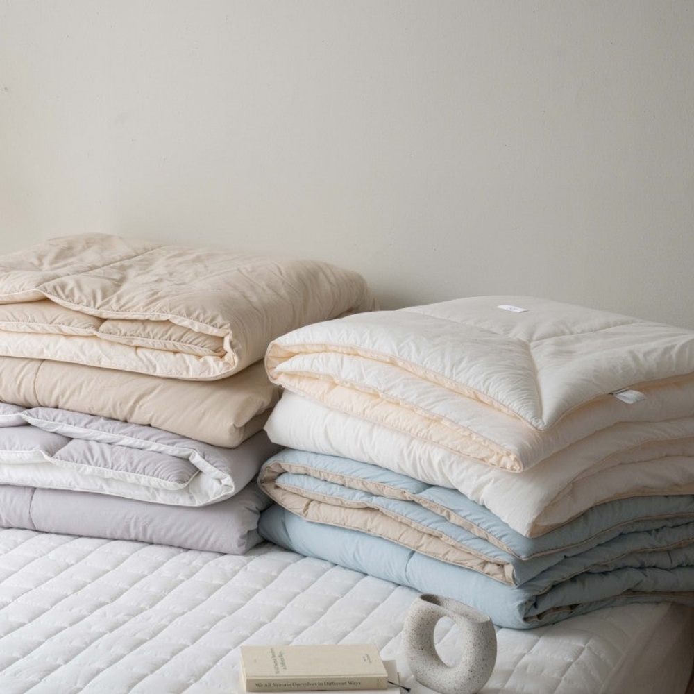 100수 수피마 면 워싱 간절기 사계절 먼지없는 알러지케어 호텔 차렵 부드러운 이불 세트