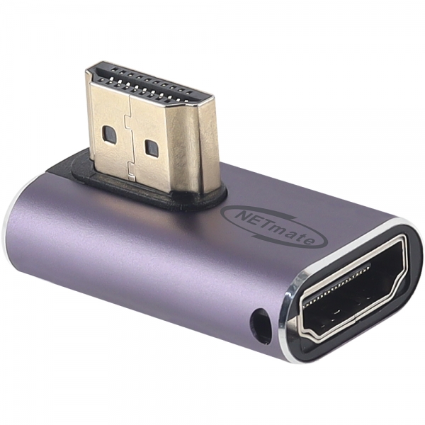 강원전자 넷메이트 HDMI 2.1 M/F 왼쪽 꺾임 젠더 NM-HG2107 - 상세 이미지 2