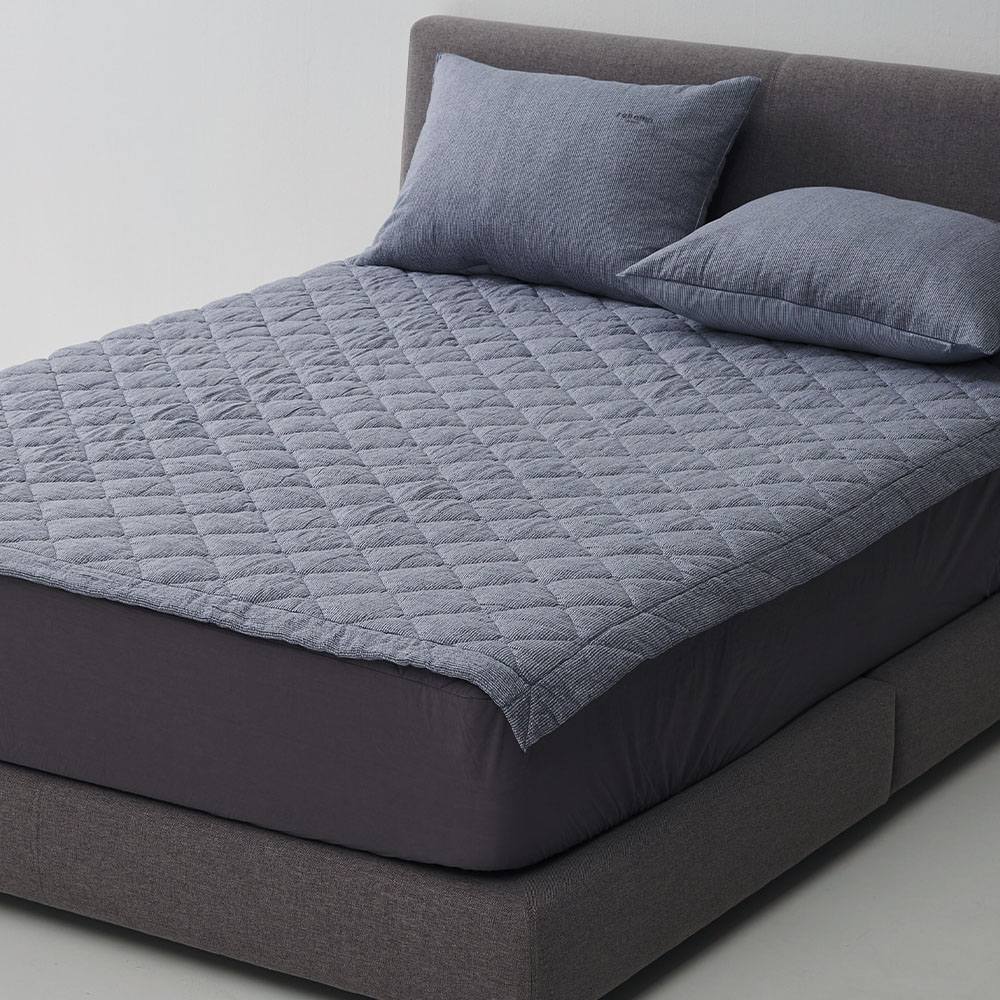 레노마 홈 모달 100% 레논 모달 양면패드 두가지 색상 그레이,네이비