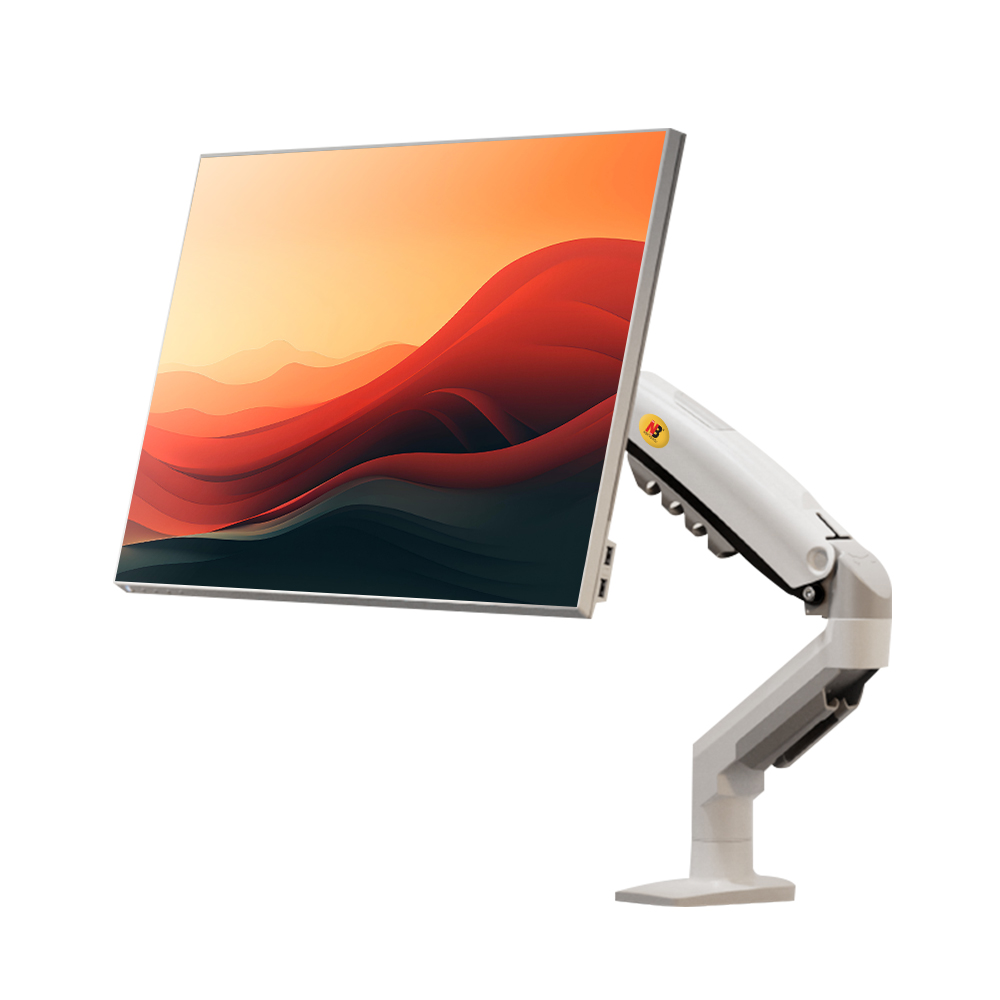 노스바유 NB F80 싱글 모니터암 거치대 화이트