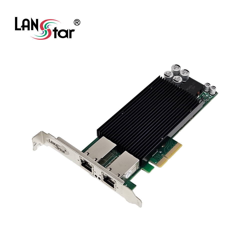 랜스타 PCIE 인텔 듀얼 랜카드 망분리 데스크탑 유선 지원 (LS-POECD)